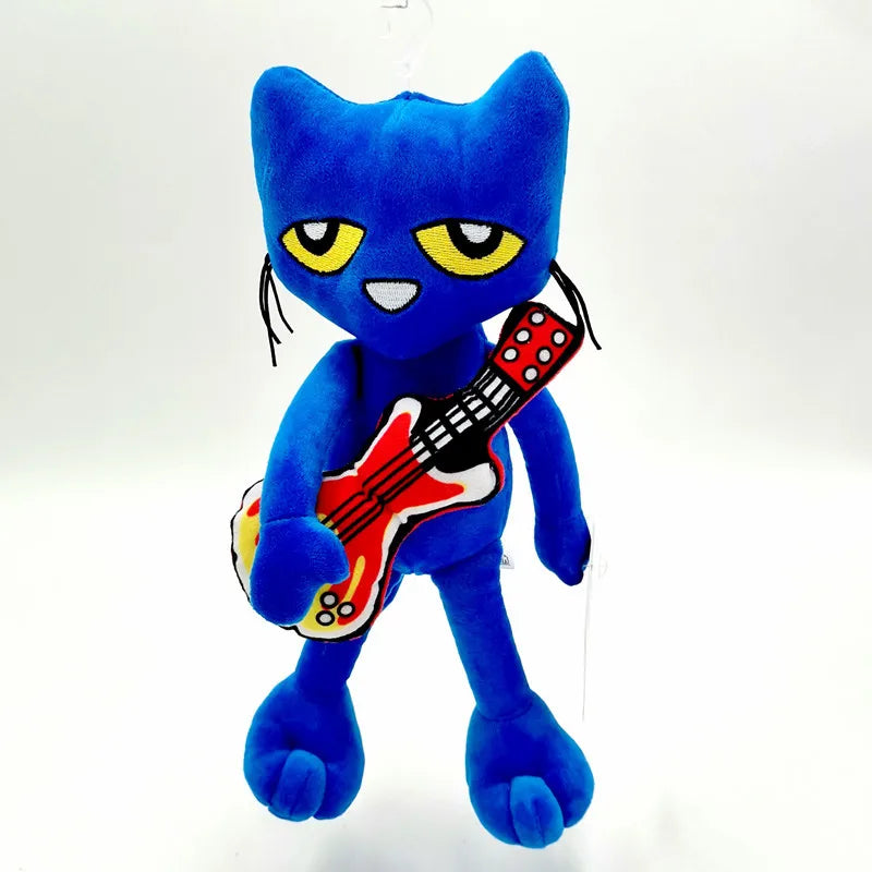 Pete le chat en peluche Pizza Party Peluche douce Chat bleu Jouet en peluche Super doux Pete Kitty