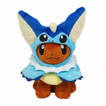 Figuras de peluche de Pokémon de 8" de Eevee, Poncho, Umbreon, Espeon, Jolteon, Vaporeon, Sylveon y Flareon