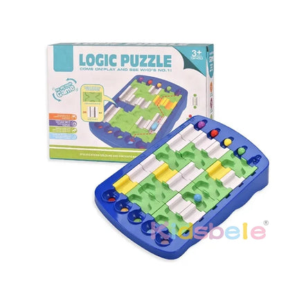 Logical Maze Puzzle Find Routes Board Game DIY STEM Toy Maze Educational Toys Kids and Adults Party & Fun Games For Home Clubs