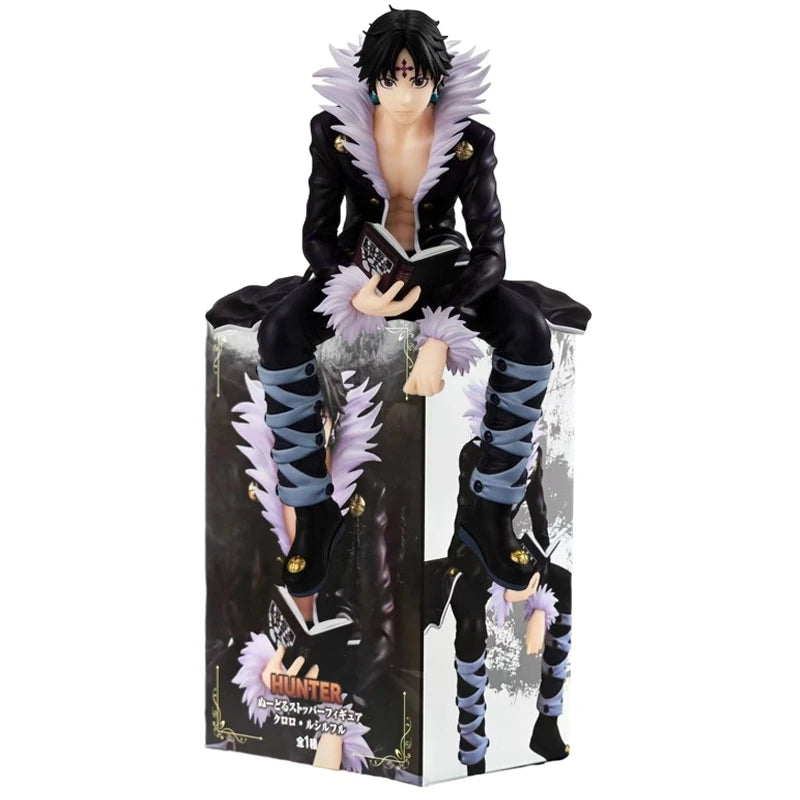 Figurine d'anime Hunter×Hunter Phantom Troupe Chrollo 15 cm Figurine d'action Killua Figurine Collection Noodle Stopper Modèle Jouets Cadeau