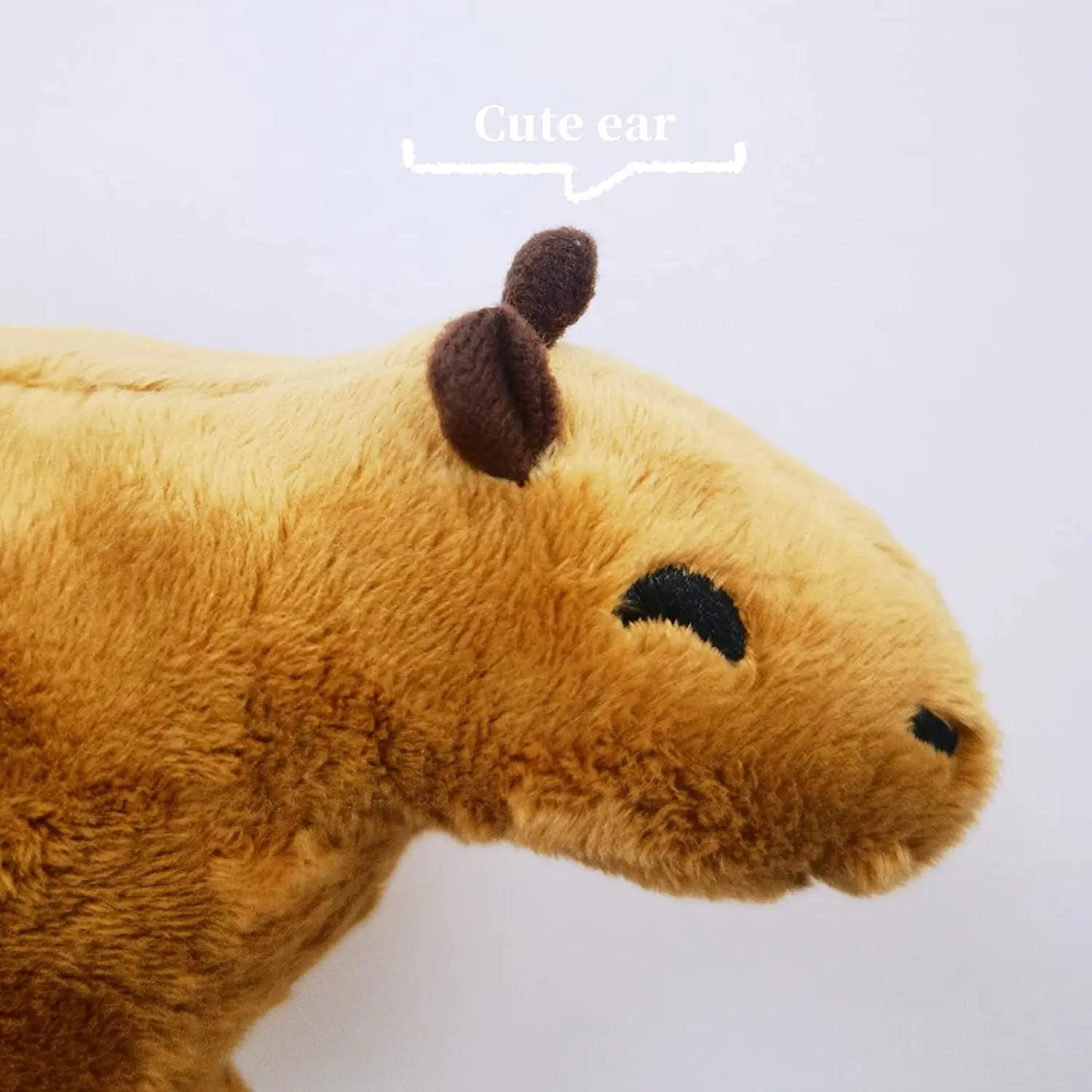 Peluche Capybara de 18 cm, jouet en peluche super doux, mignon, dessin animé, cadeaux pour enfants