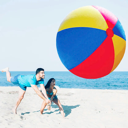 Juguetes inflables de PVC engrosados, juego de agua al aire libre, parte de césped, pelota de fútbol, ​​pelota de deportes divertida para jardín de infantes, pelota de fútbol de playa