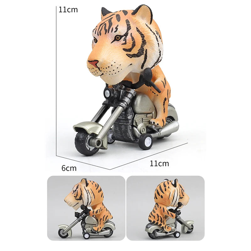 Inertia Dinosaur Motorcycle Bear Dog Hippo Shark Lion Panda Rhino Tiger Koala Elephant Animals Motorcycle Car Children Toys