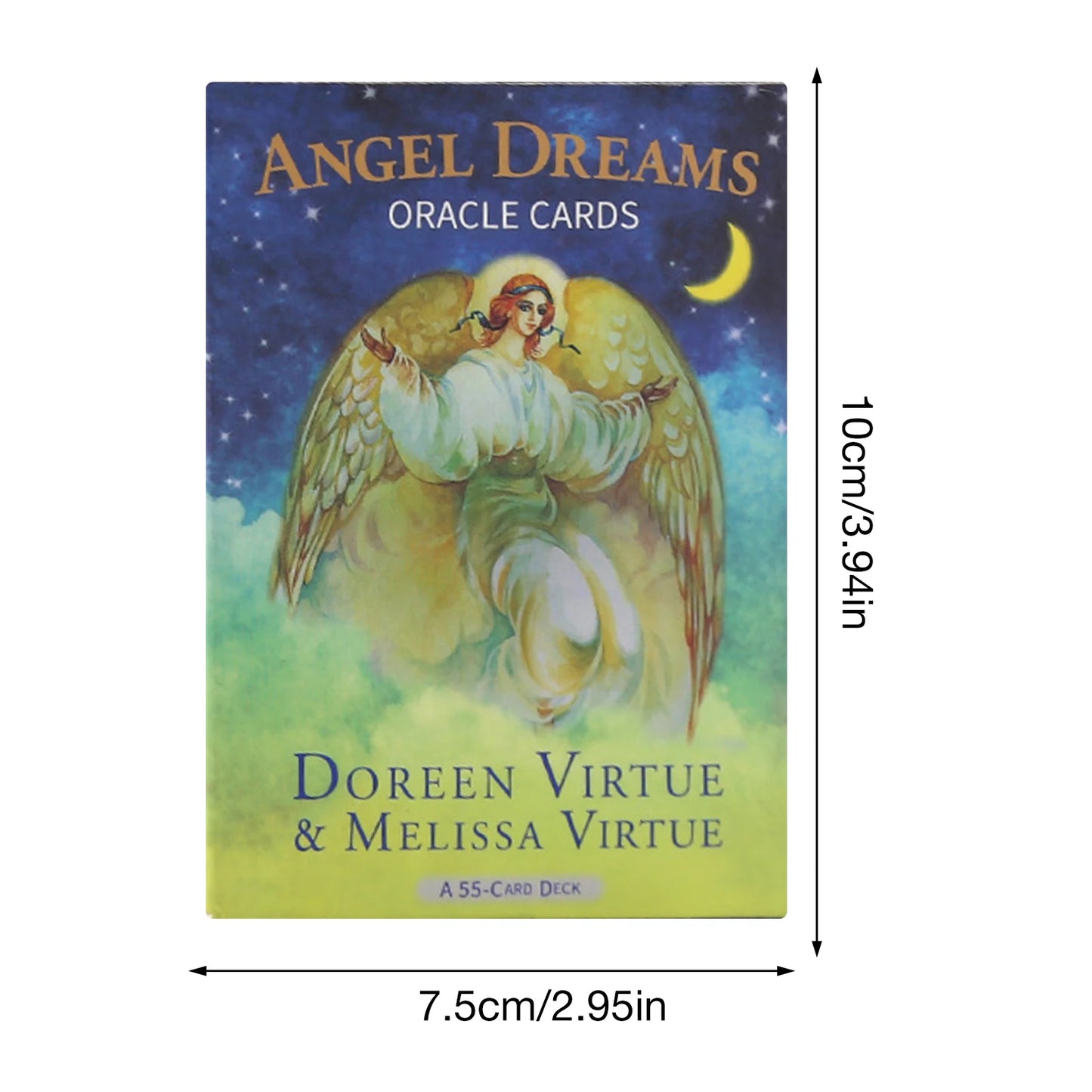 Cartes Oracle de Message Magique de Rêve d'Ange Cartes de Tarot de Divination Mystérieuses Cartes de Jeu de Société Anglaises pour Enfants