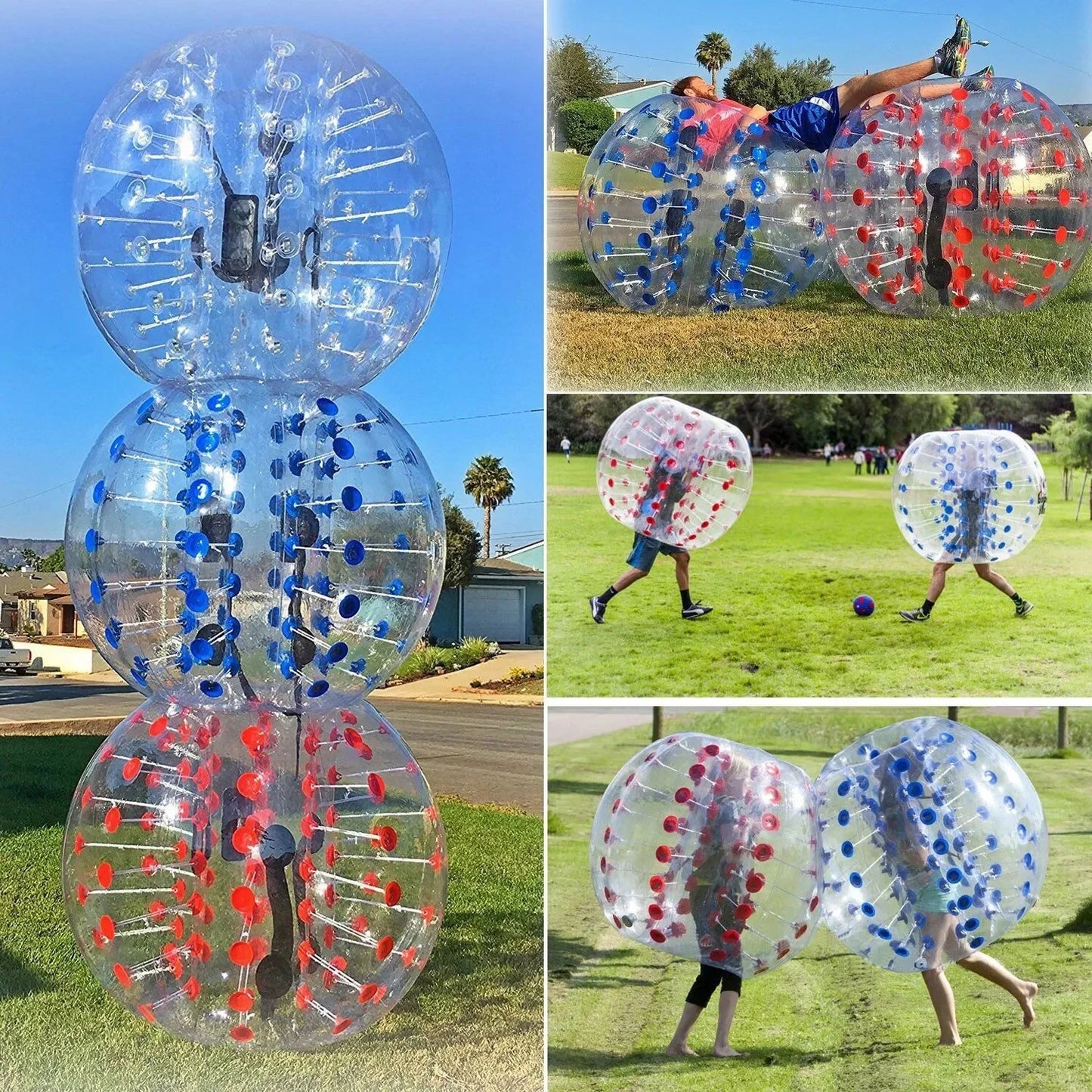 factory Wholesale Inflatable Bumper Ball Zorb Ball Bubble Football 1.2/1.5m Bubble Soccer Ball for kids adults Free Shipping