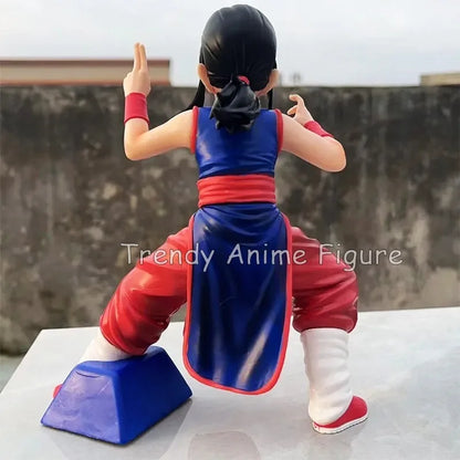 Dragon Ball Action Figure EX Chichi Figurine 17cm Tenkaichi Budokai Combat Posture Collectible Doll Son Goku's Wife Model Toys