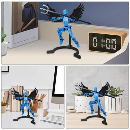 Ensemble de poupées mobiles multi-articulées, robot Titan imprimé en 3D, figurines mobiles posables adaptées aux enfants adultes, cadeau de Noël