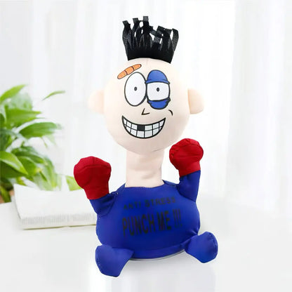 Jouet en peluche Punch Hit Me Villain Creative Vent Decompression Toys Doll Toys pour amis Jouets drôles Enfants ou adultes Cadeau