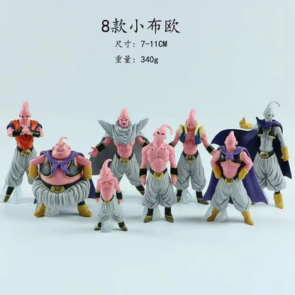 Figuras de acción de PVC de Dragon Ball Z Buu, 8 unidades por juego, modelo de colección, juguetes de 7 a 11 cm