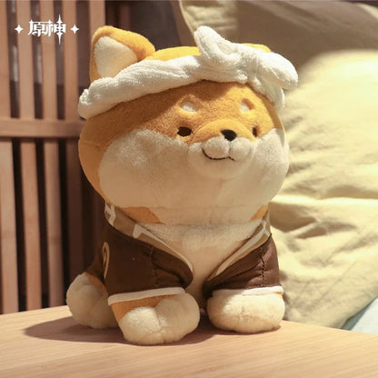 1 pièce de 20 cm de jeu Genshin Impact Taroumaru en peluche Shiba Inu, jouet en peluche Anime, cadeau de Noël pour enfants