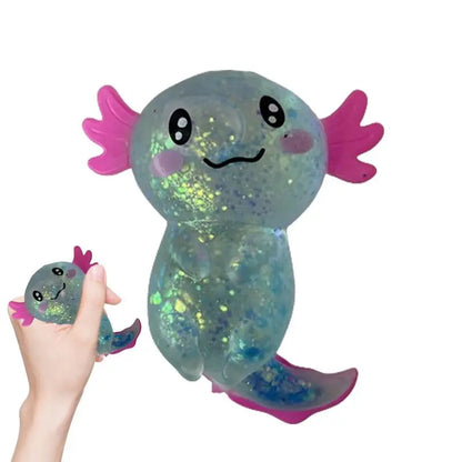 Axolotl Fidget Axolotl Squeeze Fidget Toy Fun and Cute Toys for Stress Relief Flexible Toys for Kids and Adults Sensory Toys