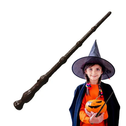 Fête d'Halloween Cosplay Magicien Magique Baguette Magique Lumière Sonore Éclairage Baguette Féerique Enfants Filles Garçons Fête Costume Accessoires