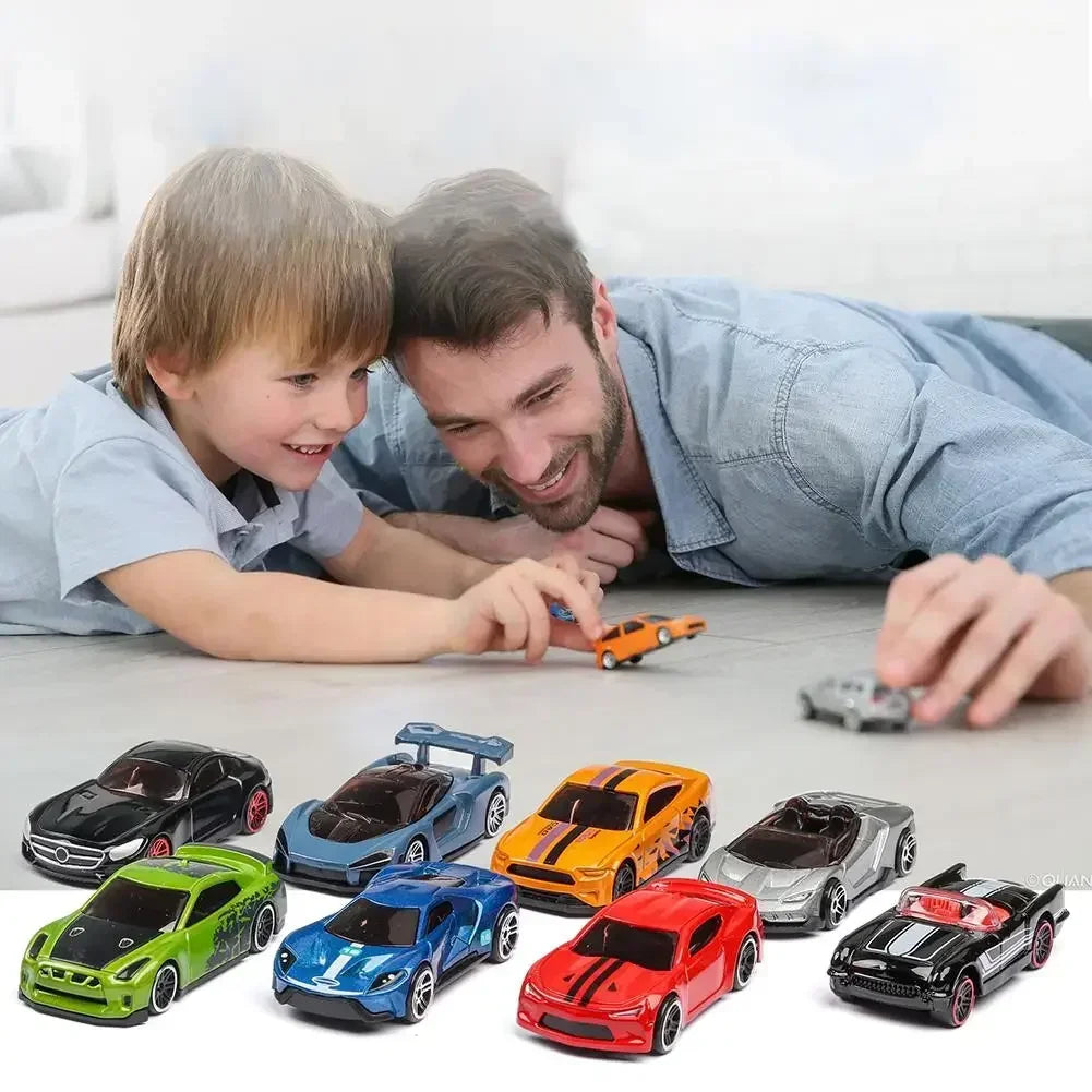 5 piezas de juguetes de simulación para niños Hot Wheels, minicoches de aleación de varios estilos, coches deportivos pequeños de bolsillo para niños