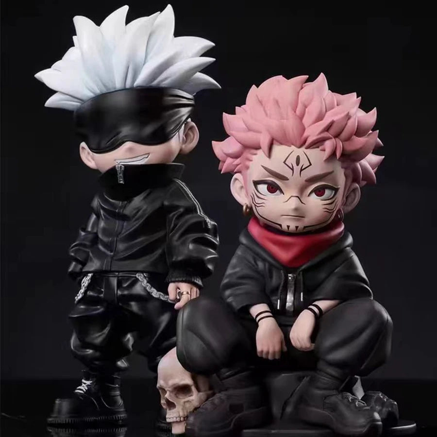 Figurine d'anime Jujutsu Kaisen 15 cm 2 Style Satoru Gojo Figurine d'action Seigneur de la malédiction Sukuna Figurine Collection Modèle Poupée Jouets