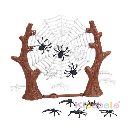 Bouncing Spider Desktop Board Games Kids Adult Family Party Entertainment Game Children's Table Spider Web Birthday Gifts Toy