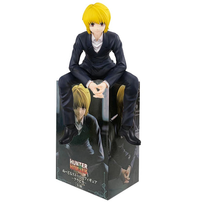 Figurine d'anime Hunter×Hunter 13 cm Kurapika Figurine d'action Chrollo Illumi Hisoka Collection de figurines Noodle Stopper Modèle Jouets Cadeaux