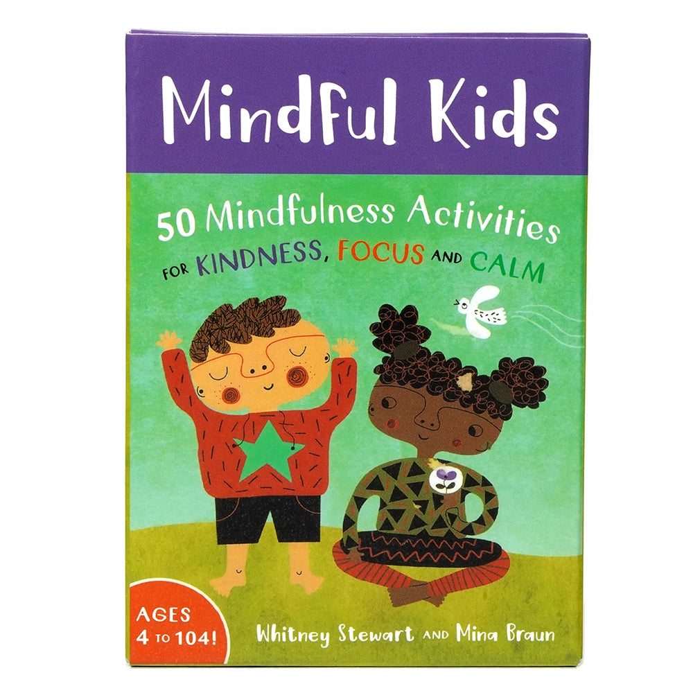 Mindful Kids 50 activités de jeu de cartes de pleine conscience pour la gentillesse, la concentration et le calme 50 jeux créatifs de pleine conscience