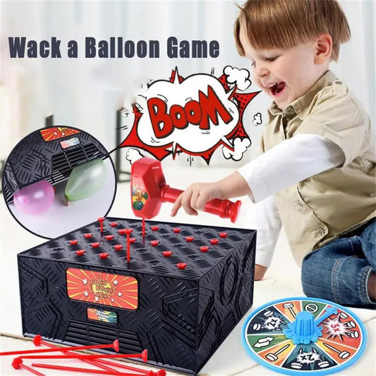 Jeu de boîte à ballons Hammer Blast amusant pour les enfants, excellent jeu créatif, anti-stress, farce de fête folle, jouet éducatif amusant