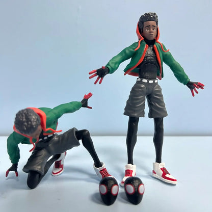 Figurines d'action SV Action Spiderman Miles Morales Collection Sentinel Marvel Spider-Man Into the Spider Verse Figurines Modèle Jouets