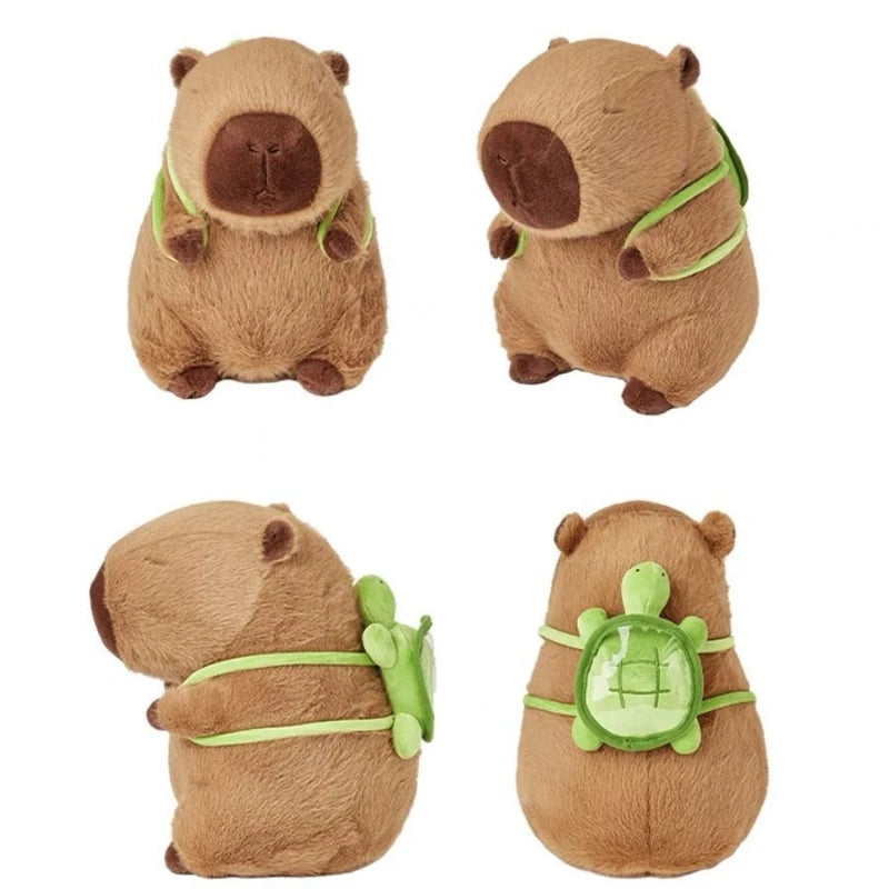 Capybara Plush Keychain Cute Bag Pendant Creatuve Fluffty Animals Keyring Kawaii Stuffed Doll Keychains Birthday Gift 2023 Trend