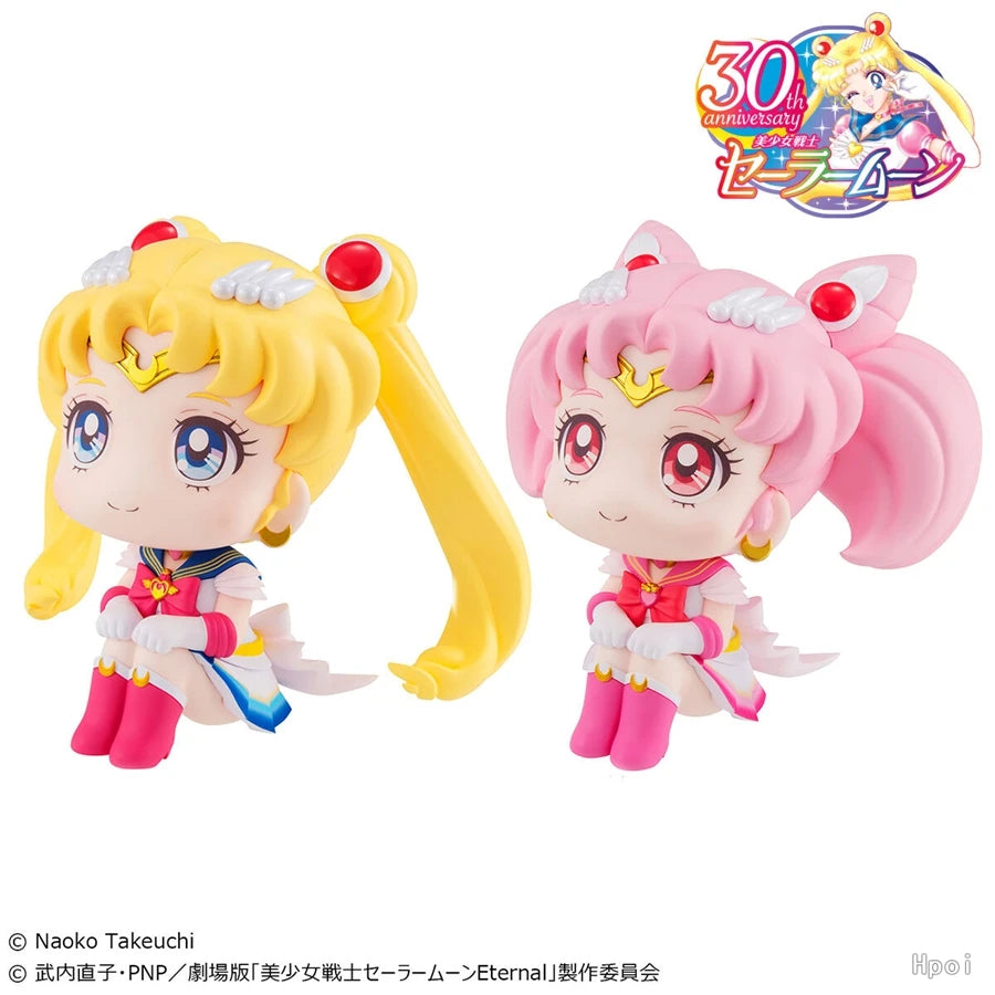 Figurine d'anime Sailor Moon version Q Kawaii Sailor Mars Jupiter Mercury Venus figurine d'action PVC Collection modèle poupée jouet pour enfants