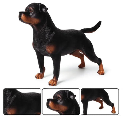 NEW Lifelike Dog Animals Doberman Pinscher Rottweiler Dalmatian Guard Dog Action Figures Cute Pet Model Collection Toys Gift