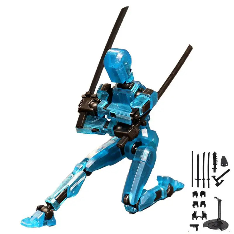 Luminouss 13 figurines articulées et mobiles Robot métamorphe Imprimé 3D Mannequin Personnage Assembler Jouets Jeu Enfants Cadeaux