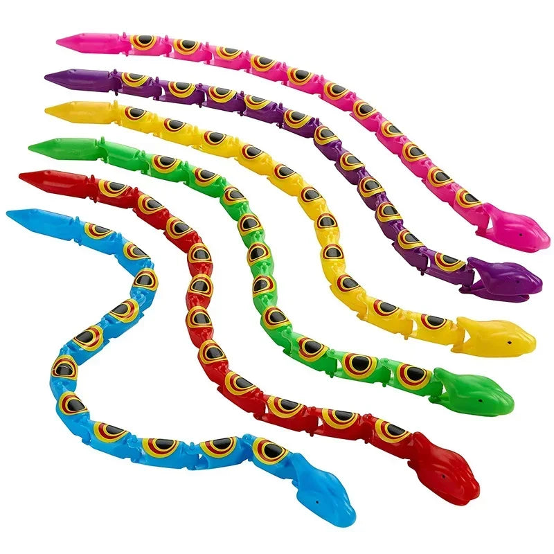 1pc Simulation Serpent Enfants Drôle Jouets Astucieux Enfants Fête D'anniversaire Cadeaux De Noël Halloween Remplisseurs De Pinata