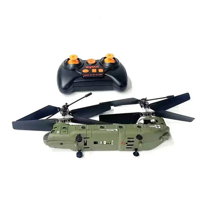 Hélicoptère télécommandé Syma, 2,4 G Hz S026h transport militaire Rc avion armé modèle Chinook jouets pour enfants cadeau d'anniversaire