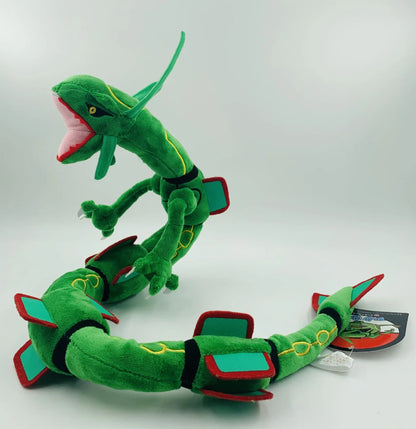 Anime Pokemon 80CM Sky Dragon Animal Poupées Enfants Jouets Figurines Pokémon Rayquaza Dessin Animé Mignon Pokemon Peluches Poupées Pour enfants Cadeaux