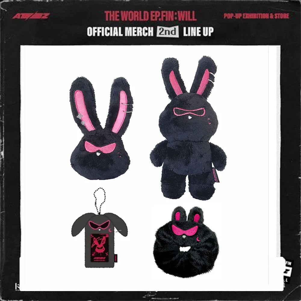 Porte-clés en peluche de dessin animé KPOP Aniteez, porte-cartes de poupée MITO, coffret cadeau Pop-UP Store, collection de fans de bandeaux pour cheveux Seonghwa HongJoong