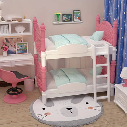 Koala 1/12 Dollhouse Bunk Beds Miniature Bedroom Furniture Ornament Mini Double Bed Dollhouse Create A Miniature Dream Bedroom