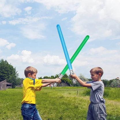 Children Outdoor Inflatable Light Saber Sword Toys Fun Swimming Pool Water Play Toys Gifts Kids Stage Props Cosplay Supply Toy