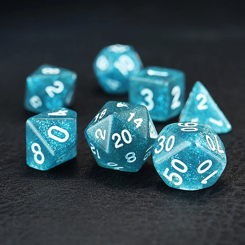 7 dados poliédricos para juegos de rol Dungeons and Dragons DND RPG MTG D20 D12 D10 D8 D6 D4, juego de mesa, dados poliédricos para juegos