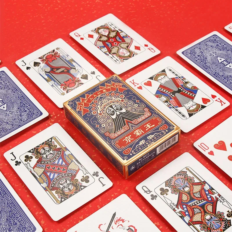 Nouvelles cartes à jouer de l'opéra de Pékin chinois Culture traditionnelle chinoise Nouveau modèle Cartes à jouer pour adultes 57*87mm Accessoires de jeu de table amusants