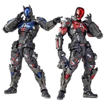 AMAZING YAMAGUCHI Arkham Knight Action Figure #024 Model PVC Bat 17cm Collection Movable Anime Figurine Toys for Child‘s Gifts