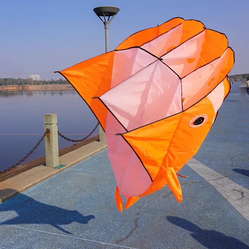 Cerf-volant géant 3D en forme de baleine et de dauphin de 2,2 mètres, logiciel de sport, parapente, cerf-volant de plage, jouets d'extérieur pour adultes et enfants