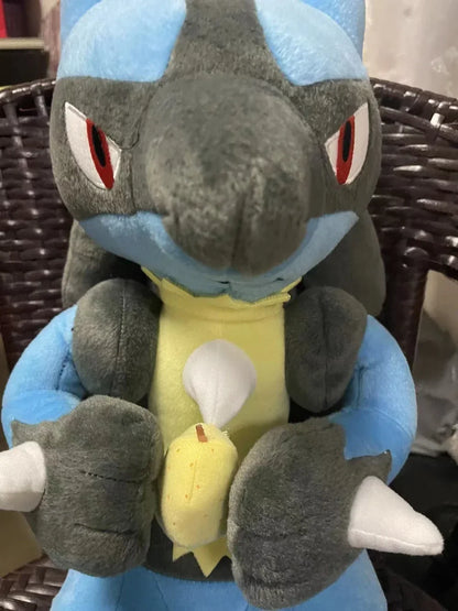 Big Pokemon Lucario Plush Toy Stuffed Dolls High Quality Christmas Gifts 48cm