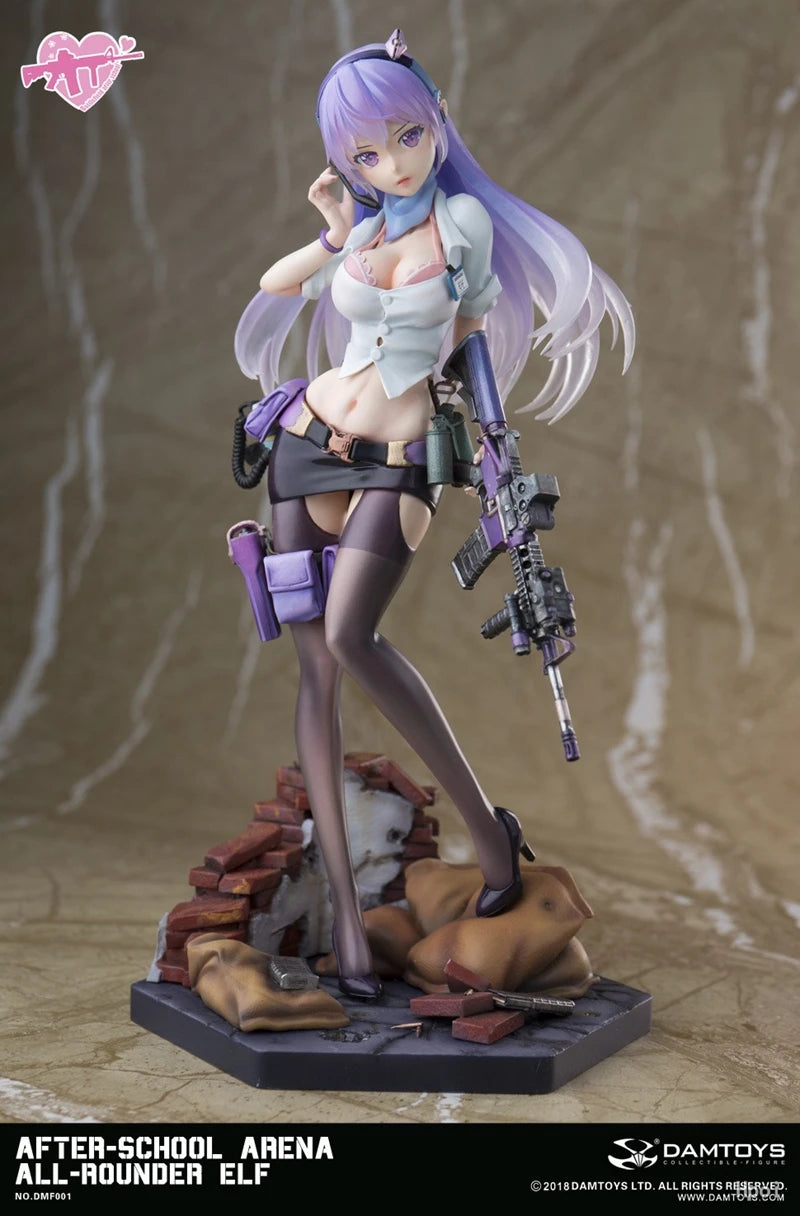 Figura de anime de chica sexy de 21 cm After-School Arena - First Shot: figura de acción ELF todoterreno Figuras hentai Colección para adultos Modelo