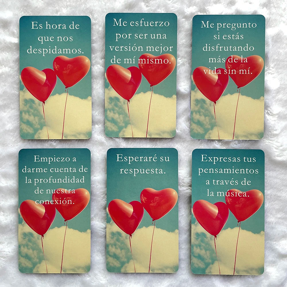 Cartas del oráculo de la verdad del amor, 12 x 7 cm, barajas de tarot, adivinación, taro, adivinación, juguetes, afirmación, 52 cartas