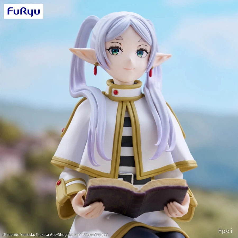 14 cm Frieren: au-delà de la fin du voyage Figure d'anime bouchon de nouilles Frieren Figurine d'action Luminasta Frieren Figurine modèle de Collection