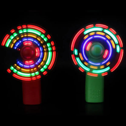 Moulin à vent lumineux à LED, jouet clignotant, ventilateur pour enfant, cadeau, mini ventilateur de refroidissement portatif, lumière LED changeante, accessoires de concert, jouets