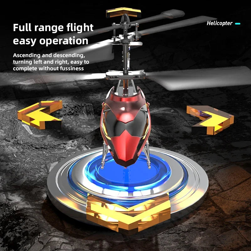 2024 Rc Helicopter Xk913 3.5Ch 2.5Ch Remote Control plane Aircraft Fall Resistant Type-C Charge LED Outdoor Flying Toys for Kids