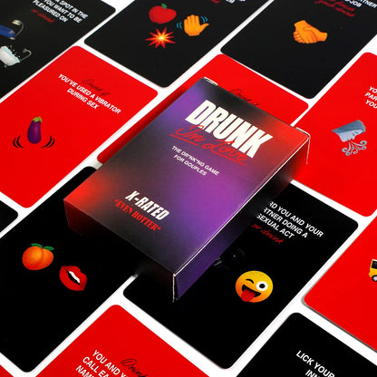 Drunk In Love Jeu à boire encore plus chaud classé X pour les couples 50 cartes Soirée en amoureux amusante