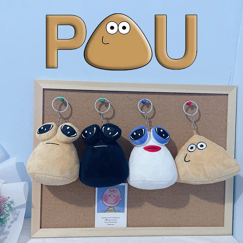 Porte-clés en peluche Alien Pou de 10 cm pour enfants, jouet en peluche Furdiburb Emotion Alien, cadeau d'anniversaire