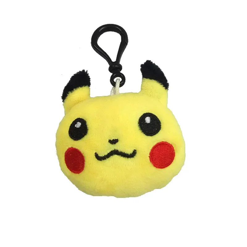 50 piezas/lote Anime Mew/bulbasaur/charmander juguetes de peluche colgante llavero muñeca