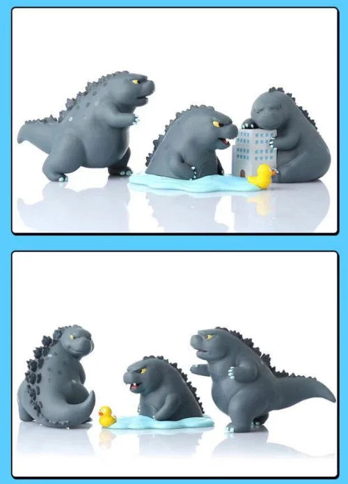 12 piezas/set Linda versión Gojira Godzilla 10 cm PVC Figura de acción Juguetes modelo coleccionables