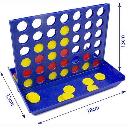Juego de mesa de estrategia Connect In A Row 4 Juego clásico familiar Juego de mesa clásico Line Up 4 Juego de rompecabezas Juego de viaje Juegos de mesa
