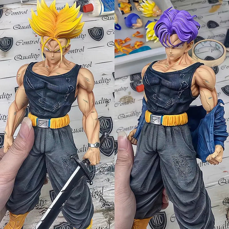 Figura de acción de Trunks de Dragon Ball Z de 30 cm, muñeco GK Super Saiyan, modelo LC Legend of Guild Wars, juguetes de anime Torankusu