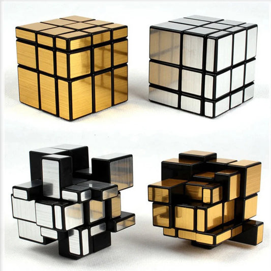 New Magic Mirror Cube 3x3x3 Gold Silver Professional Speed Cubes Puzzles Speedcube Educational Toys for Children Adults Gifts